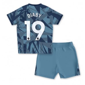 Aston Villa Moussa Diaby #19 Dětské Alternativní dres komplet 2023-24 Krátký Rukáv (+ trenýrky)
